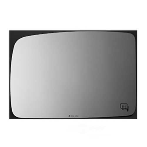 Burco Side View Mirror Replacement Glass with Motor Mount Plate - Clear Glass - 2946HRSG