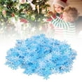 thumbnail image 4 of Snowflake Confetti, 1000Pcs Durable Plastic Winter Confetti Multi Purpose  For Wedding Blue,White, 4 of 8