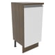 thumbnail image 1 of Mueble de Cocina Madesa Glamy 35 cm 1 Puerta Marrón/Blanco, 1 of 5