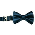 thumbnail image 3 of 6pc Baby Toddler Boy Teen Formal Black & White Suit Set Satin  Bow tie Sm-20, 3 of 4