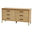 thumbnail image 4 of Pemberly Row Ensemble de Chambre 4 Pcs avec Tables de Nuit et Commode et Lit Très Grand, 4 of 24