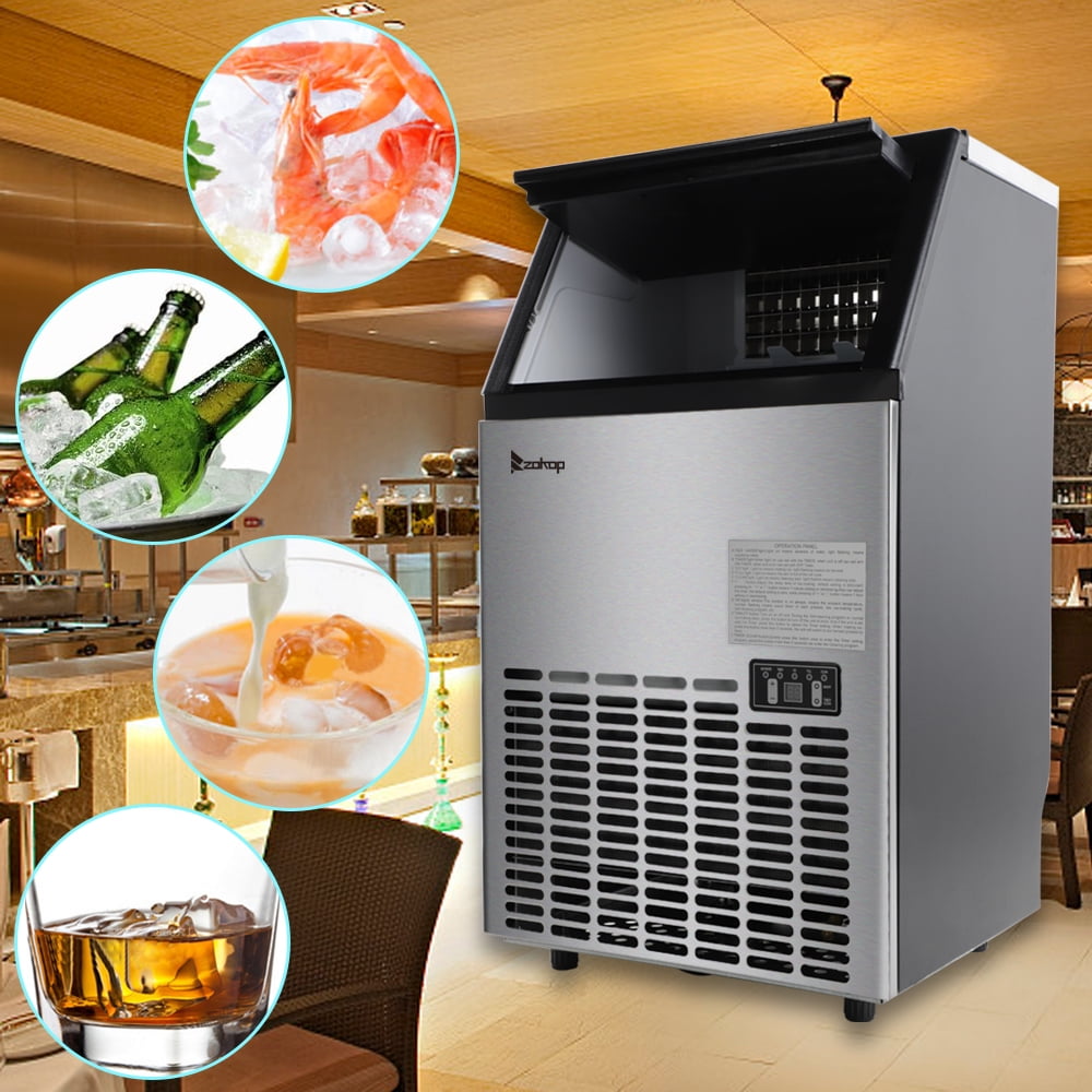 Zimtown BuiltIn Stainless Steel Commercial Ice Maker, Under counter