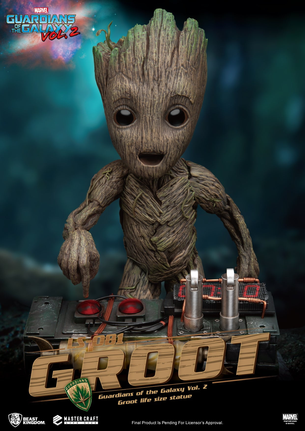 Guardians of the Galaxy Vol. 2 Baby Groot Master Craft Table Top Statue 