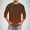 A_ Brown, variant on SSAAVKUY Men's 2025 Summer Casual T Shirt Graphic Abstract 3/4 Sleeve Print Fashion Shirts Designer Vintage Blouse Tops Light Blue XL