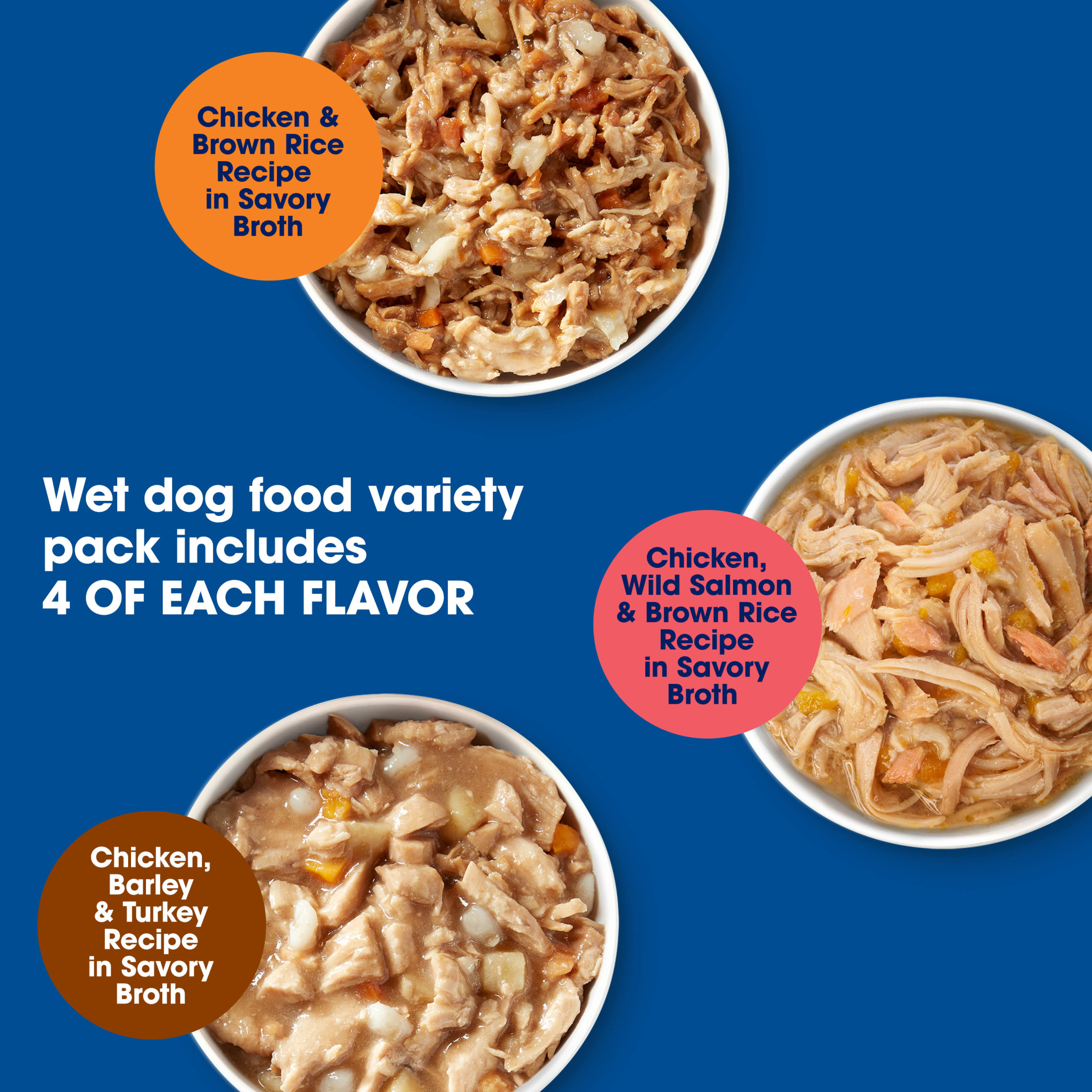 Nature's Recipe Chicken Salmon Turkey Wet Dog Food Variety Pack photo 3