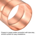 thumbnail image 5 of Uxcell 76mm Straight Copper Pipe Coupling Connecting Adapter Solder Connection for Plumbing, 5 of 5