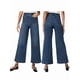 thumbnail image 3 of Jeans de Control de Abdomen Favoritos de las Mujeres, de Cintura Alta, Rectos, Elásticos Hasta los Tobillos, de Pierna , Acampanados y con Bolsillo de . Azul XL, 3 of 7