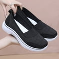 thumbnail image 6 of ibiyuan Orthopedic Shoes for Women Mesh Knitted Woven Walking Shoes Women Adjustable Upper Closed Toe on Wide Toe Box Sneakers Women Classic Hands-Free Platform Mary Janes Workout Gym Shoes, 6 of 9