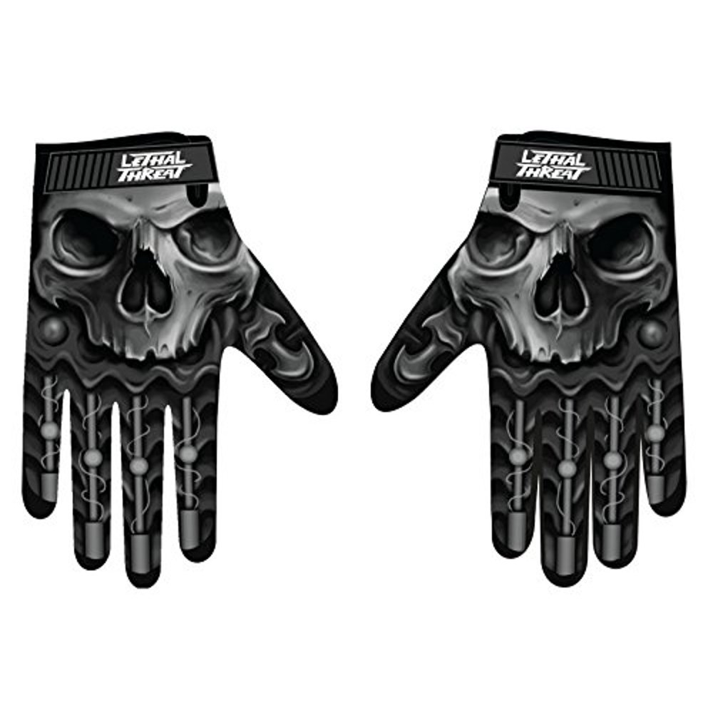 Lethal Threat GL15004XL Men's Gloves (Skull Men Hand)(Black, XLarge