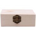 thumbnail image 1 of Wood Box With Lid Wedding Day Memory Box Blank Jewelry Box Trinket Storage Box, 1 of 7