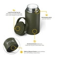 thumbnail image 3 of RTIC 16 oz Ceramic Lined Insulated Outback Bottle, Leak Resistant, Olive, 3 of 7