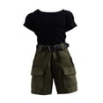 thumbnail image 3 of arctrm Action Figure Shorts T-Shirt Sports Suit Belt Fabric Material for Realistic Look Square Buckle, 3 of 10