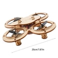 thumbnail image 3 of DIY Wooden Drone Kit, Build Your Own Quadcopter Model, Science and Technology Assembly Project, Educational STEM Activity for Hobbyists and Enthusiasts, 3 of 8