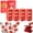 RD3, variant on Christmas Surprise Explosion Gift Box, Folding Pop Up Money Box (Red, 16) New Christmas Money Surprise Gift Box with Folding Pop Up Mini Boxes for Cash Gifts, Holiday Parties, Birthdays