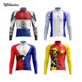 thumbnail image 2 of Camiseta de ciclismo para mujer, de primavera y otoño, camiseta de manga larga para bicicleta de montaña, ropa de ciclismo de secado rápido y transpirable, 2 of 5
