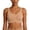 Khaki, variant on Seamless Comfort Bralette Top Soft Wireless Bra With Fixed Cups Lightweight T Shirt For Everyday Wear, XL, Black