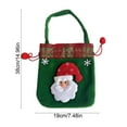 thumbnail image 2 of Konghyp Christmas Small Gift Bag, Multicolor Cloth Candy Bag, 3D Snowflake Pattern Handbag, Reusable Holiday Gift Bag, High-Density Canvas Gift Bag, Family Gathering/Travel Gift Pouch, 2 of 6