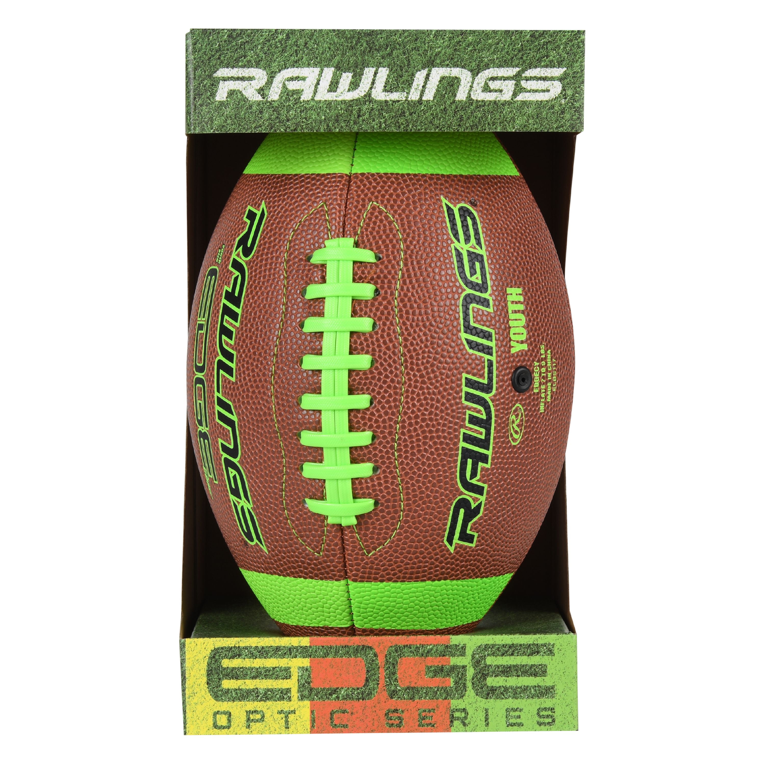 Rawlings Official Edge Youth Football, Green - Walmart.com