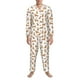 thumbnail image 3 of Balery Labrador Retriever Dog Pijama para Hombre de Dos Piezas con Manga Larga, Conjunto de Dormir y Descanso Suave con Bolsillos-XX-Large, 3 of 7
