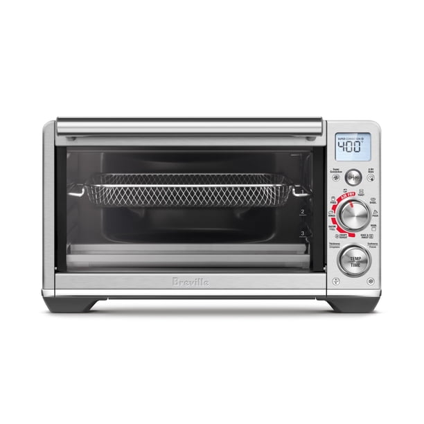 Freidora De Aire Breville Smart Oven Compacta De Acero Inoxidable Cepillado