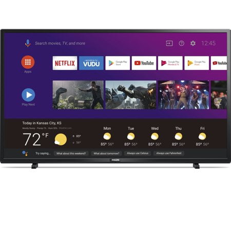REFURBISHED Philips 43" Class 4K Ultra HD (2160p) Android Smart LED TV with Google Assistant (43_PFL5604/F7)