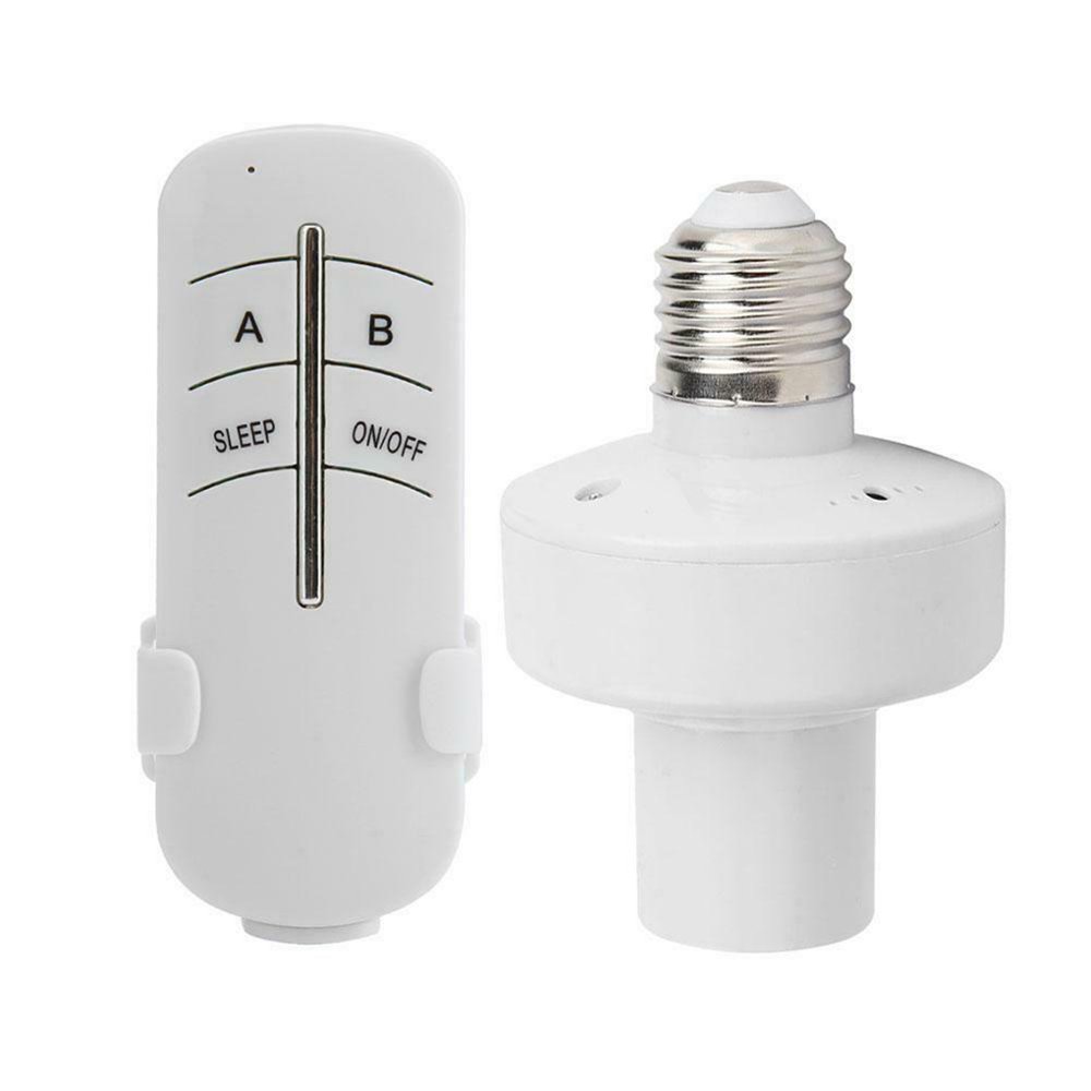 Hi.FANCY E27 Remote Control Bulb Holder Wireless Light Socket Home