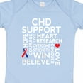 thumbnail image 4 of Inktastic CHD Awareness Month Boys or Girls Baby Bodysuit, 4 of 5