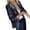 Navy, variant on Blue Long Sleeve Fleece Jackets, Polyester Women Sequins Jacket, Women Sequins Jacket Casual Long Sleeve Glitter Party Shiny Lapel Rave Outerwear Jacket, S