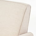thumbnail image 6 of Noble House Darvis Set of 2 Fabric Recliner Chairs, Beige with Dark Brown Legs, 6 of 10
