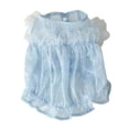 thumbnail image 1 of CSChome Robe pour Animaux Confortable Douce Respirante Motif Nœud Papillon Chien Princesse Été, 1 of 7