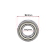 thumbnail image 4 of 6901ZZ Deep Groove Ball Bearings Z2 12mmx24mmx6mm Double Shielded Chrome Steel 4pcs, 4 of 4