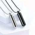 thumbnail image 2 of Cremation Jewelry for Ashes Pendant Urn Necklace Cylinder with Vial Keepsake Ashes Memorial Jewelry, 2 of 7