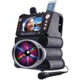 thumbnail image 1 of Karaoke USA  Karaoke USA Bluetooth Karaoke Machine with Synchronized LEDs, 1 of 1
