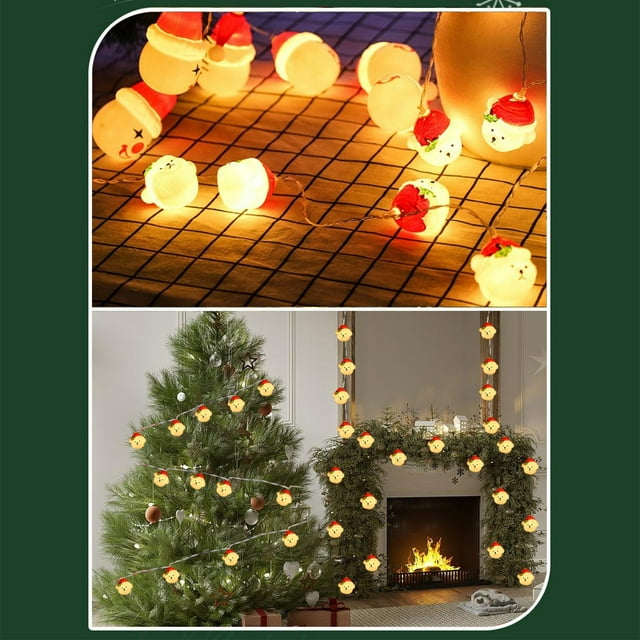 LSLJS Christmas String Lights Christmas Decorations LED Lights String Decorations Shop Window Hanging Decorations Christmas Tree Decorations Creativeness Gifts, Gift for Women/Men
