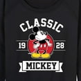 thumbnail image 3 of Mickey & Friends - Mickey Classic 1928 - Women's Lightweight French Terry Long Sleeve Shirt, 3 of 5
