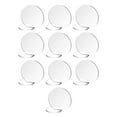 thumbnail image 1 of 10 tarjetas de acrílico para mesa, tarjetas de mesa en blanco, números de mesa DIY, placa para nombre de invitados 10 piezas redondas., 1 of 4