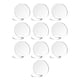 thumbnail image 1 of 10 tarjetas de acrílico transparente para mesa, tarjetas de asiento en blanco, gráficos para invitados 10 piezas redondas., 1 of 4