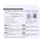 Kiss Falscara False Eyelashes, Lash Extensions, 10mm-14mm, Brown, 24 Lash Clusters
