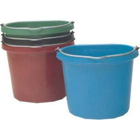 Flat Back Bucket Blue 20 Quart - FB-120BL