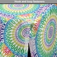 thumbnail image 4 of Retro Dog Crate Cover, Ethnic Design Hippie Art Mandala with Rainbow Colors Trippy Medallion LGBT Pride, Easy to Use Pet Kennel Cover for Medium Large Dogs, 35" x 23" x 27", Multicolor, by Ambesonne, 4 of 6