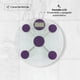 thumbnail image 3 of Báscula Personal Digital De Vidrio Templado En Forma Circular Con Capacidad De 180 Kg Color Morado, 3 of 6