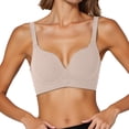 thumbnail image 2 of Lixiuxyad Seamless Comfort Bras For Wireless T Shirt Bra With Side Support And Lift Thin Soft Smooth No Underwire Everyday Wear,Bras for Women Pink 80B, 2 of 6