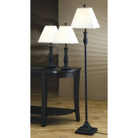 Coaster Company of America 901145 Three Piece Floor and Table Lamps