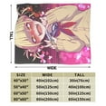 thumbnail image 3 of My Hero Academia Himiko Toga Bed Blanket Air Conditioner Quilt Ultra Soft Flannel Blanket All Season Fuzzy Blanket Reversible Fluffy Plush Blanket 50"X40", 3 of 8