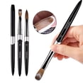 thumbnail image 3 of Grofry Professional Nail Pen Multifunctional Nail Art Brush with Metal Handle Professional Manicure Tool for Gel Carving Liquid Powder Painting, 3 of 8