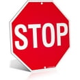 thumbnail image 1 of ANLEY Stop Sign 12 X 12 In - Diamond Grade Reflective at Nights - 40 Mil Thick Rust-Free Aluminum - Easy Mounting - Street Road Slow Warning Metal Warning Signs Octagon Outdoor Use, 1 of 7