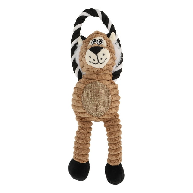 Juguete de peluche para perros, cuerda trenzada, limpieza de dientes, juguetes chirriantes para perros y cachorros