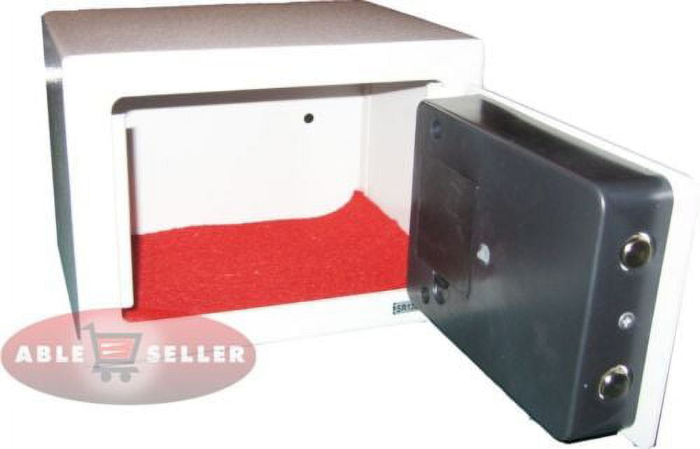 AbleHome DIGITAL ELECTRONIC SAFE SECURITY BOX WALL JEWELRY GUN CASH White