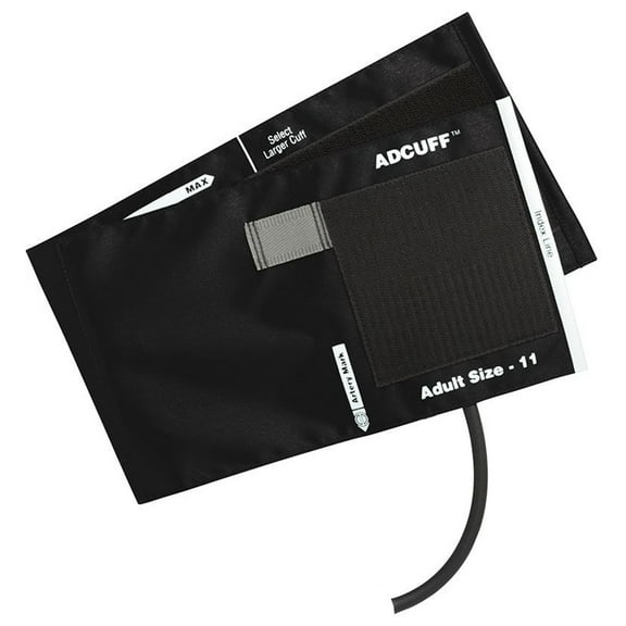 Adcuff Adult Cuff Arm Reusable Blood Pressure Cuff 845-11ABK-1 Black 1 Each