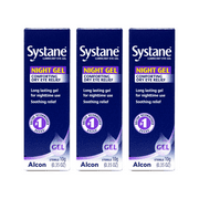Systane Gel Overnight Therapy Lubricant Eye Gel 10 G Each (Pack of 3)